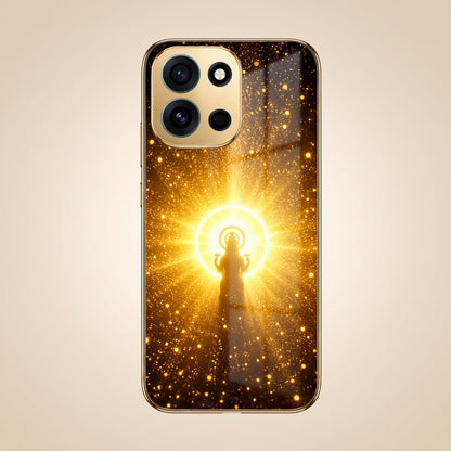 OnePlus Nord 6 5G Lakshmi Sacred Gold Electroplated Glass Phone Back Case