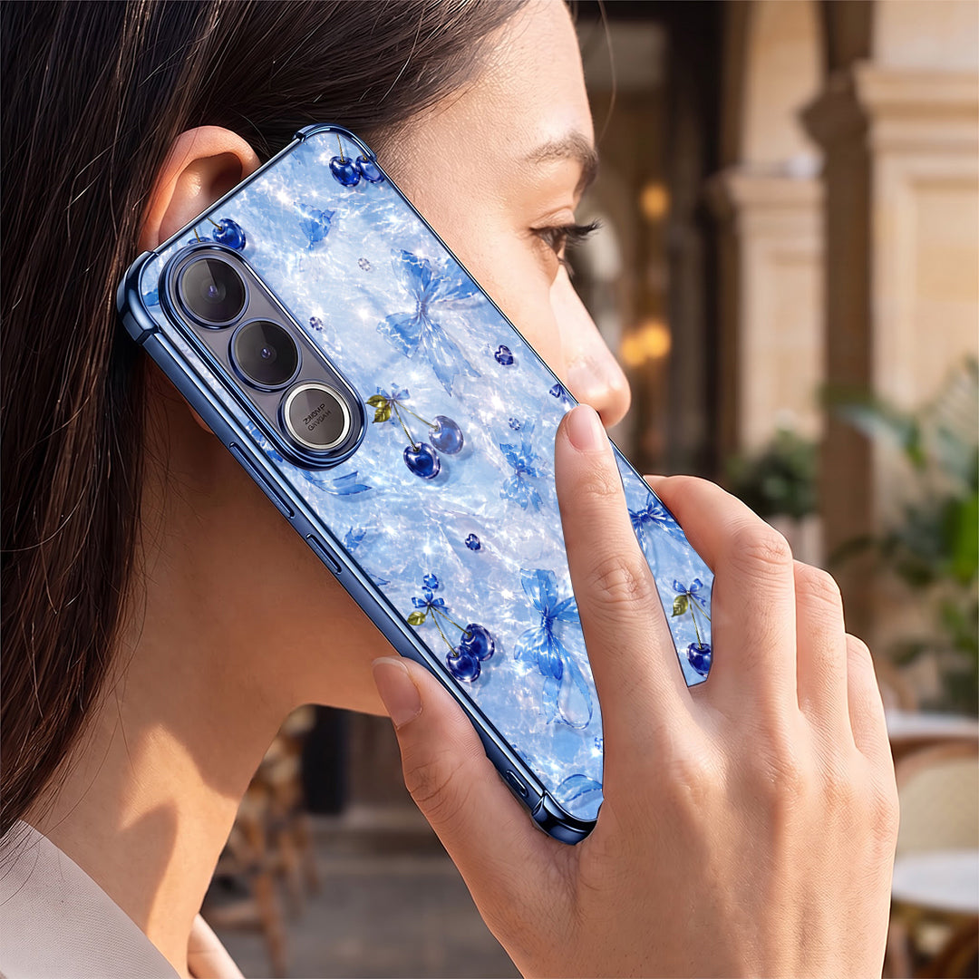 Vivo V70 FE 5G Blue Cherry Airbags Printed Back Case