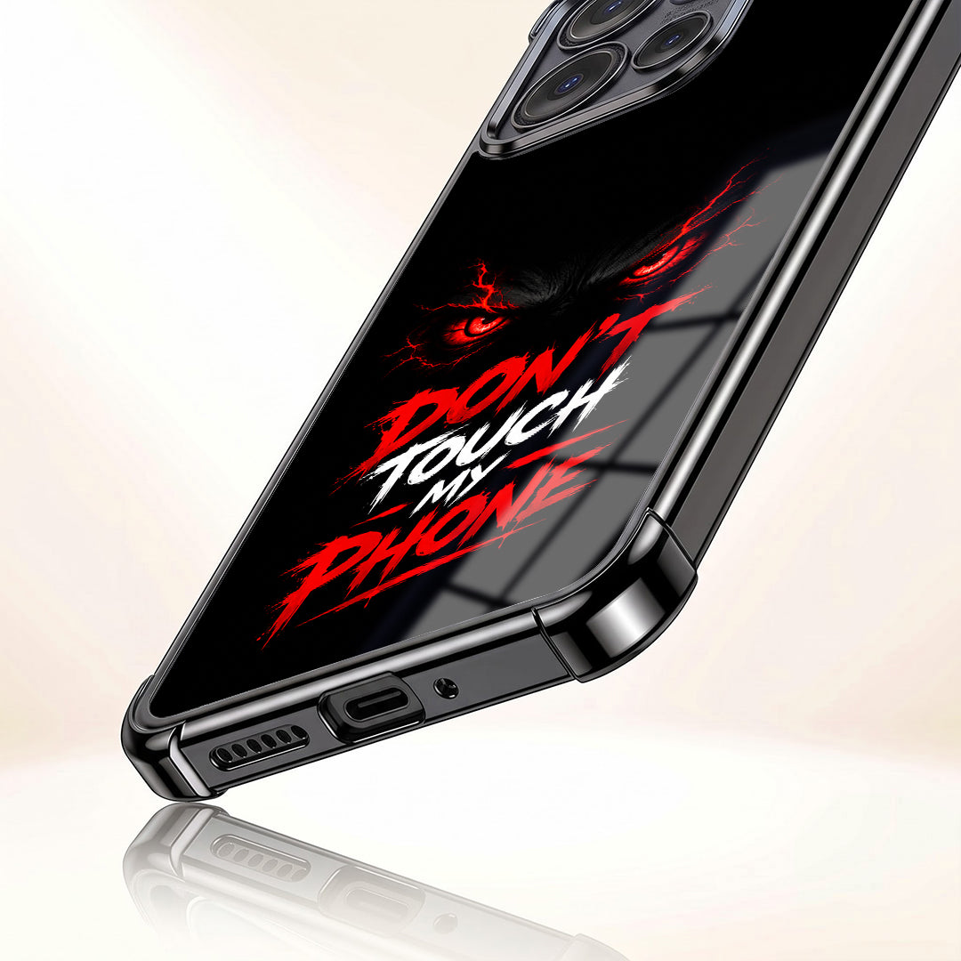 Motorola Edge 50 5G Don't Touch My Phone Airbags Printed Back Case
