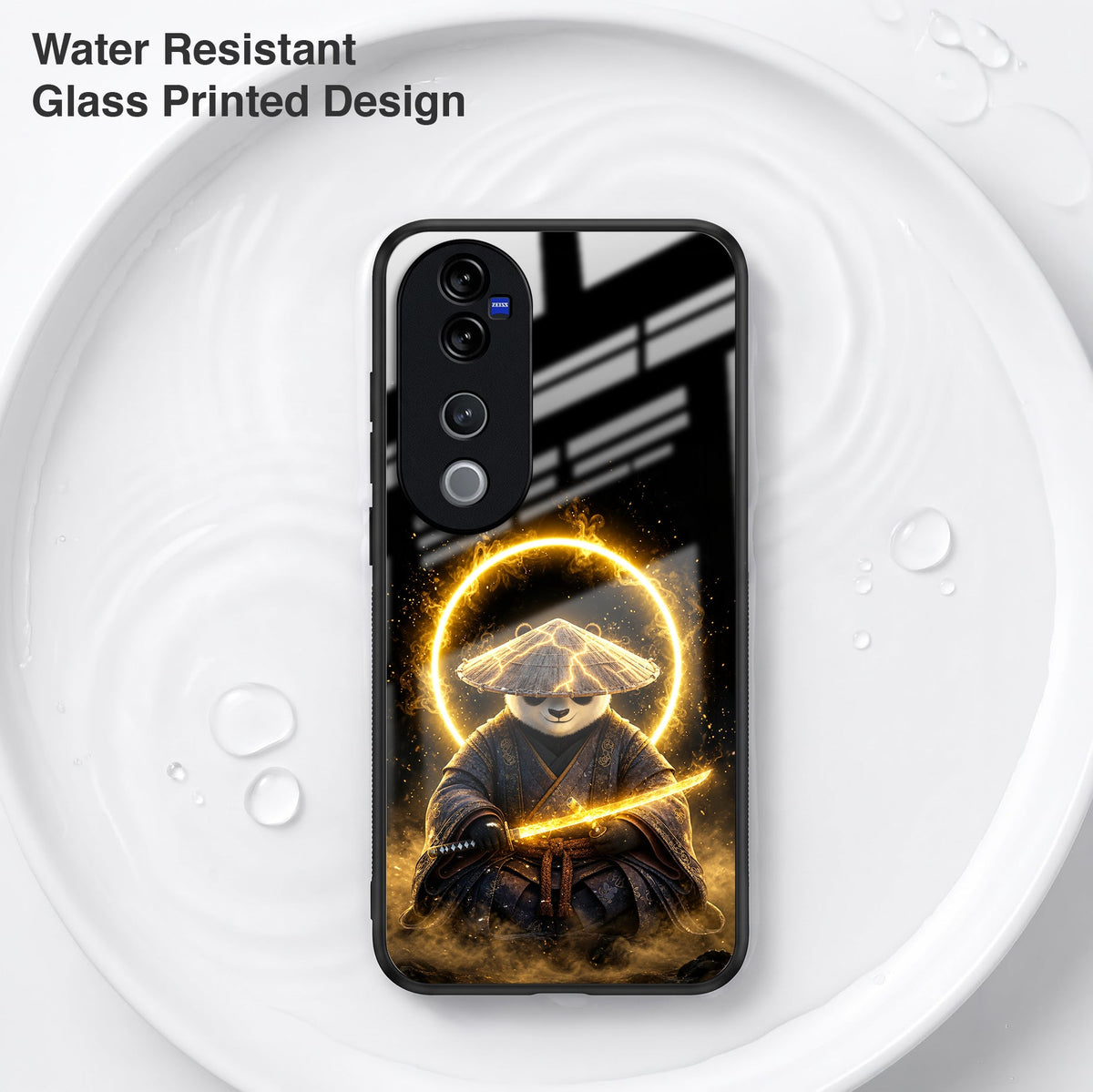 Vivo V40 Pro 5G Warrior Panda Acrylic Glass Back Case