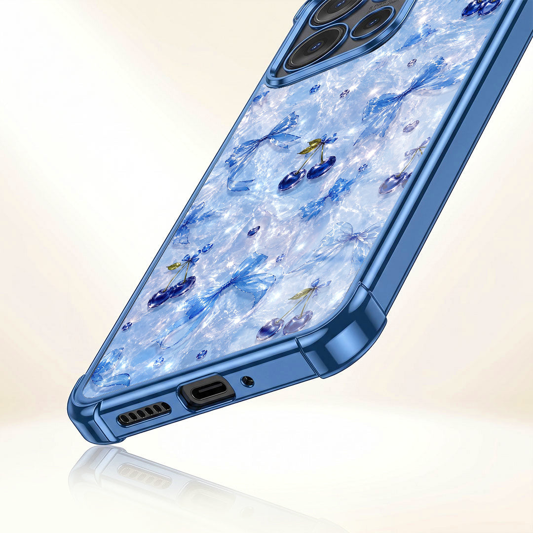 Motorola Edge 50 Neo 5G Blue Cherry Airbags Printed Back Case