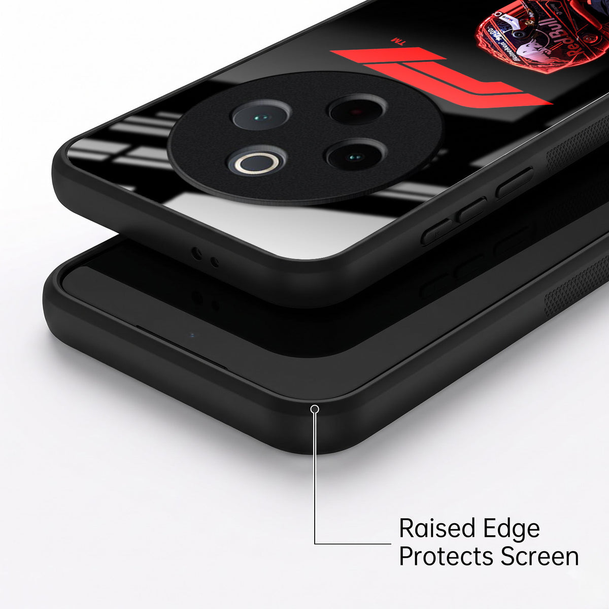 Vivo T4 5G F1 Racing Car Driver Acrylic Glass Back Case