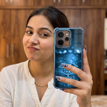 Oppo Reno 15 Pro Mini 5G Blue Diamond Airbags Printed Back Case