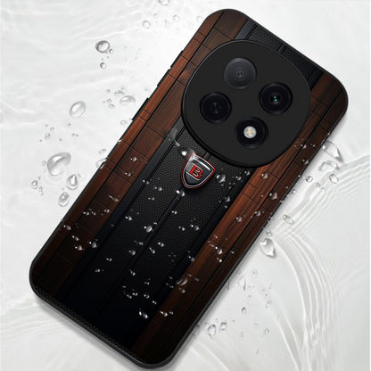OPPO F29 Pro 5G Premium Acrylic Shockproof Glass Back Case (Carbon Oak)