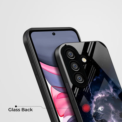 Samsung Galaxy A56 Premium Acrylic Shockproof Glass Back Case (Storm King)
