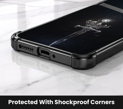 Motorola Edge 60 Pro 5G Royal Crown Sword Dual-Tone Transparent Airbags Case