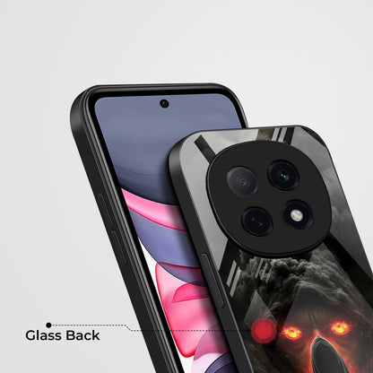 Oppo F29 Pro 5G Premium Acrylic Shockproof Glass Back Case (Dark Flame)