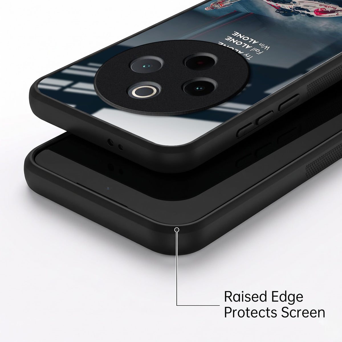 Vivo T4 5G Win Alone F1 Racing Acrylic Glass Back Case
