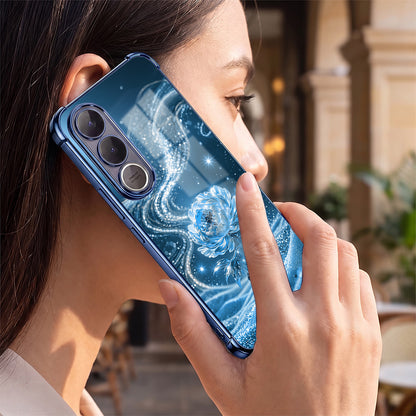 Vivo V70 FE 5G Blue Rose Airbags Printed Back Case