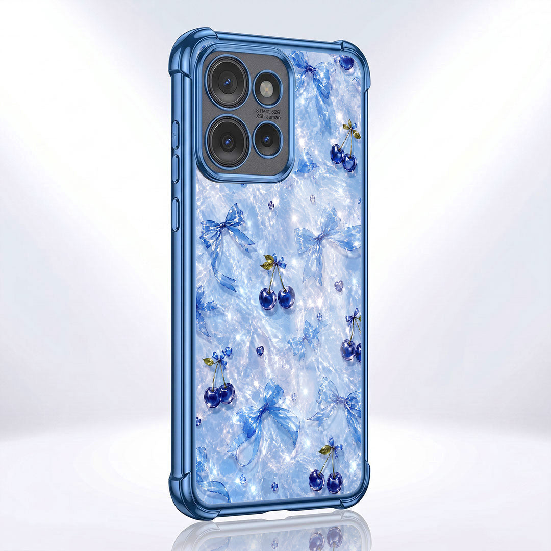 Motorola Edge 50 Neo 5G Blue Cherry Airbags Printed Back Case