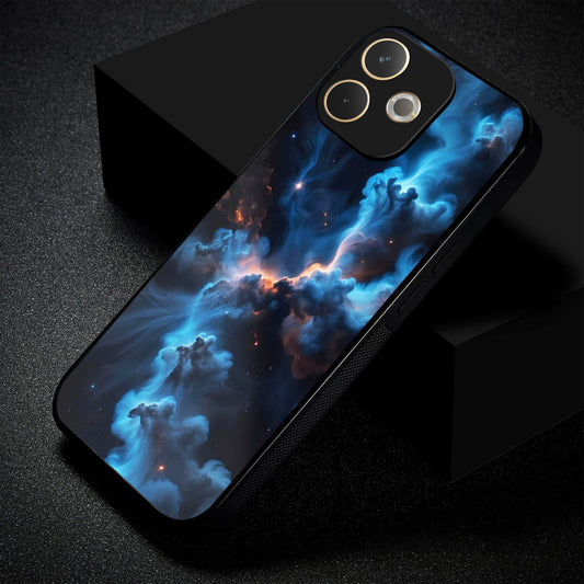 Oppo A5 Pro 5G Premium Acrylic Shockproof Glass Back Case (Supernova Sky)