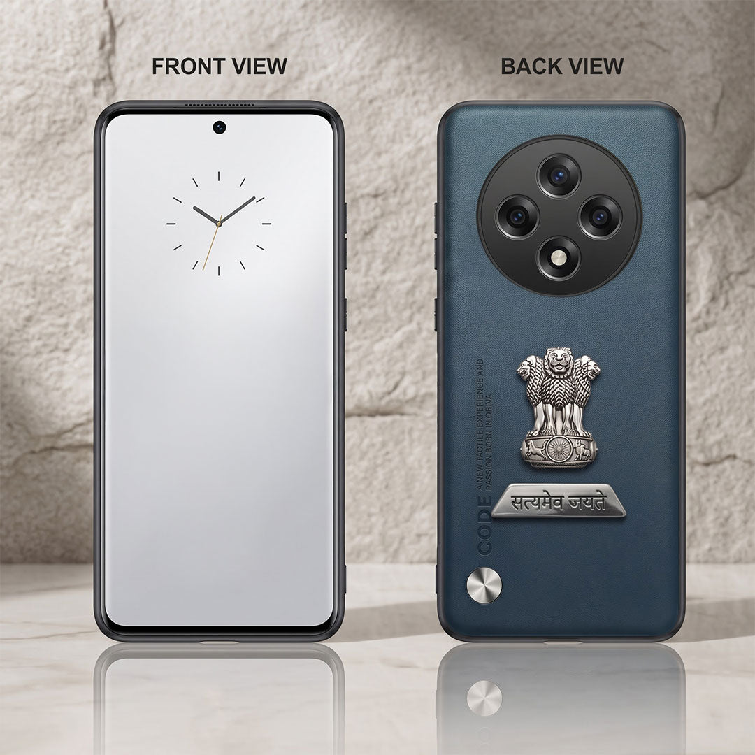 Oppo F27 Pro+ 5G Satyamev Jayate 2-in-1 Emblem Vegan Leather Back Case