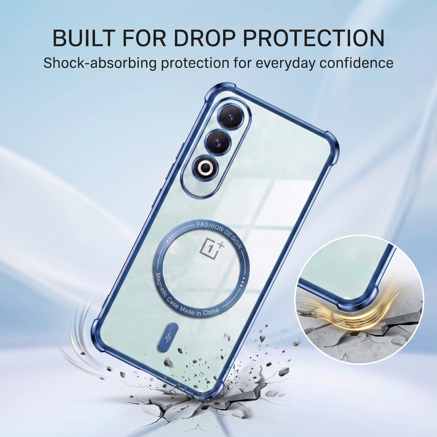OnePlus Nord CE4 5G Premium Magnetic MagSafe Shockproof Airbag Case (2.O)