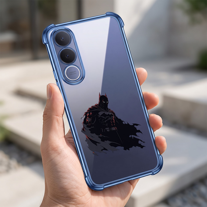 Vivo V70 FE 5G Premium 3D Spot UV Batman Sticker Shockproof Airbags Case