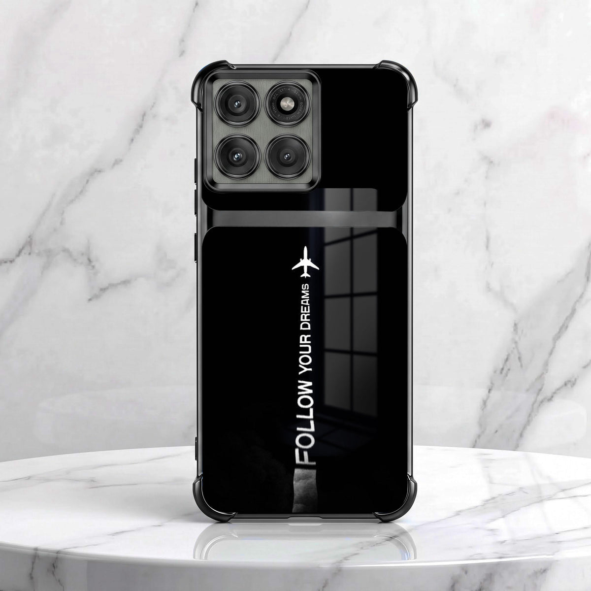 Motorola Edge 60 Pro 5G Follow Dreams Dual-Tone Transparent Airbags Case