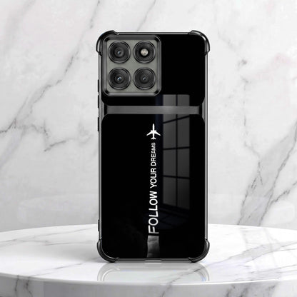 Motorola Edge 60 Pro 5G Follow Dreams Dual-Tone Transparent Airbags Case