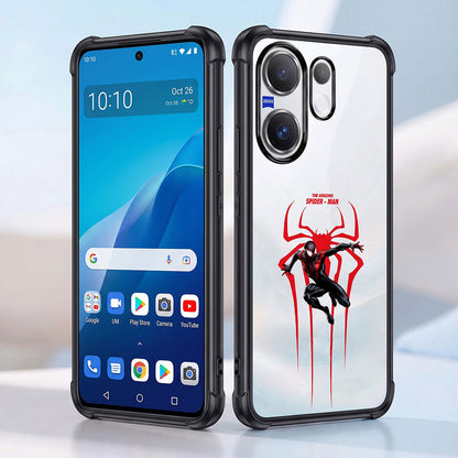 Vivo X200 FE 5G Premium 3D Spot UV Amazing Spider-Man Sticker Shockproof Airbags Case