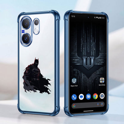 Vivo X200 FE 5G Premium 3D Spot UV Batman Sticker Shockproof Airbags Case