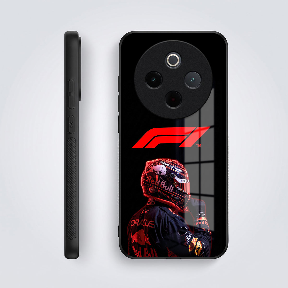 Vivo T4 5G F1 Racing Car Driver Acrylic Glass Back Case