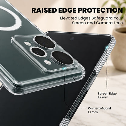 Realme 15 5G Clear Anti-Yellow MagSafe Protective Case