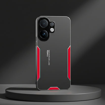 Vivo V60 5G Phone case with red accents on a dark background