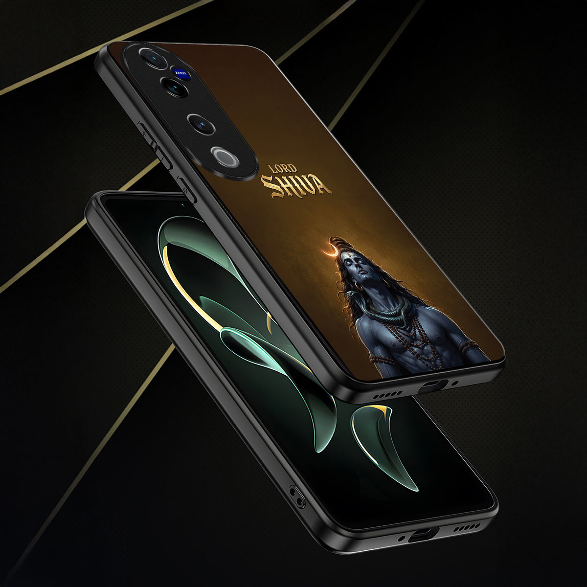 Vivo V40 Pro Lord Shiva Acrylic Glass Back Case
