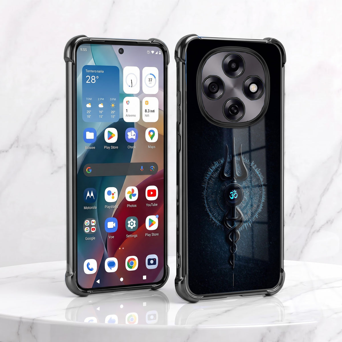 Oppo F31 Pro 5G Shiva Aura Airbags Printed Back Case