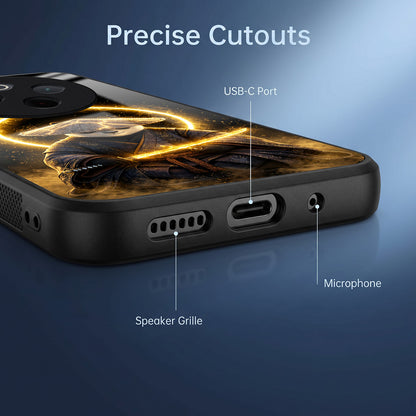 Vivo T4 5G Warrior Panda Acrylic Glass Back Case