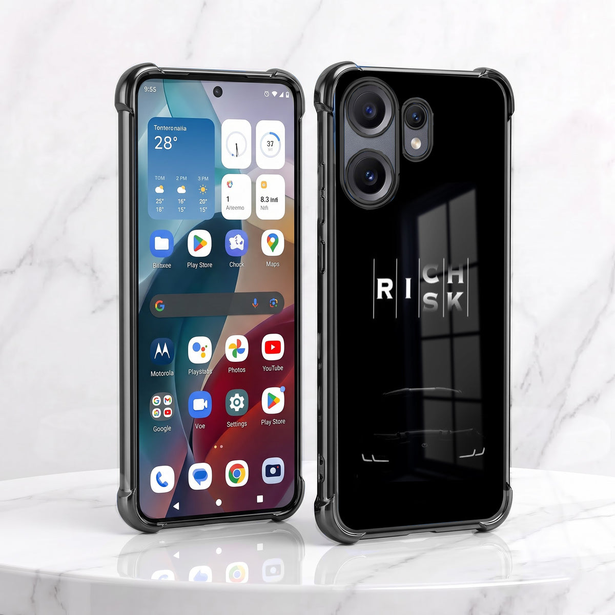 Nothing Phone 2 Pro 5G Midnight Risk Airbags Printed Back Case