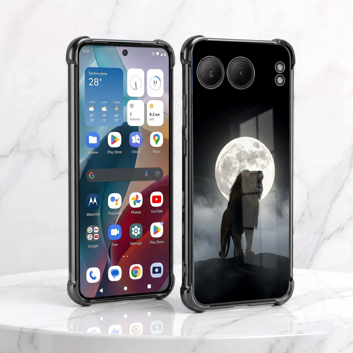 One Plus Nord 4 5G Lunar Wolf Airbags Printed Back Case