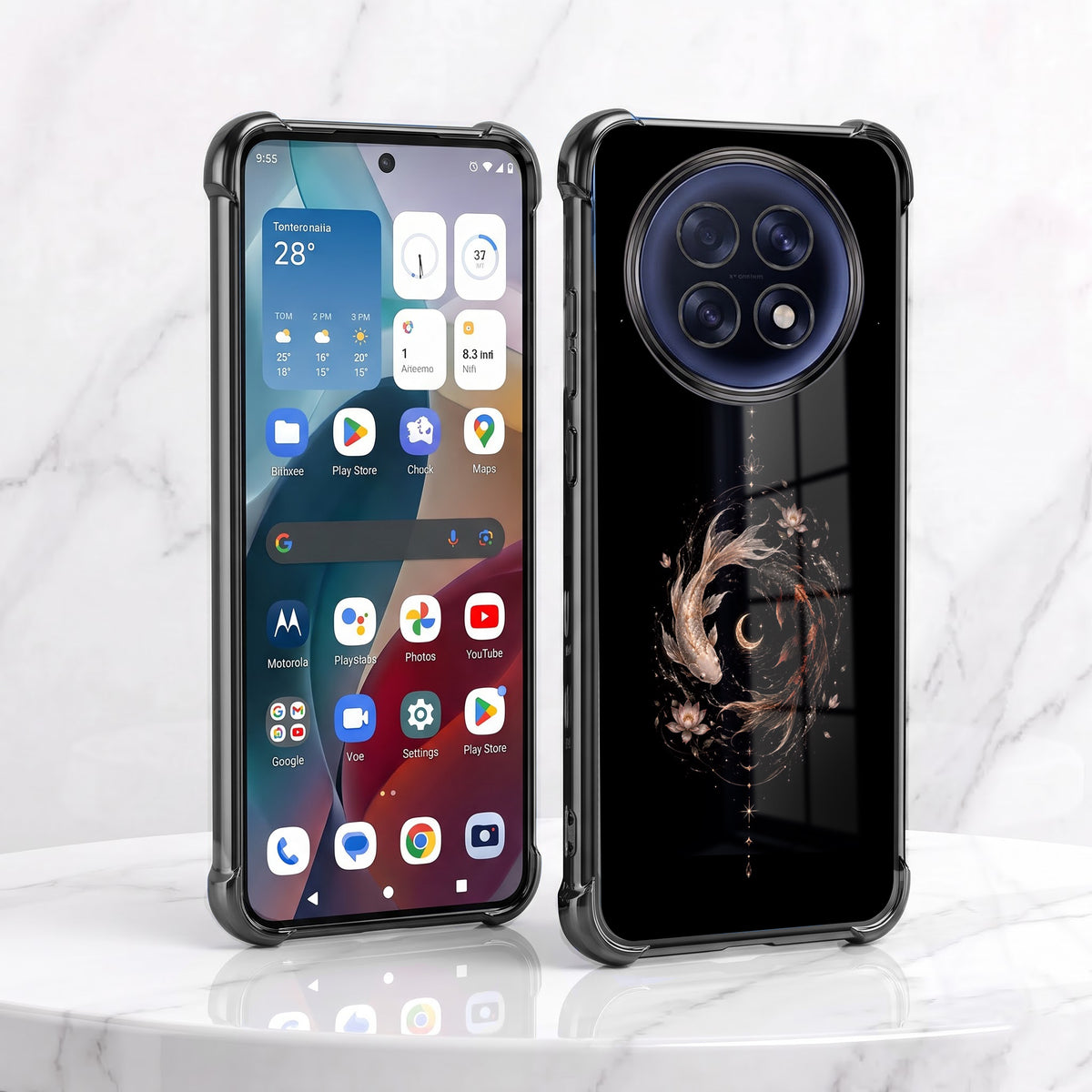 Oppo F31 Pro+ 5G Celestial Koi Airbags Printed Back Case