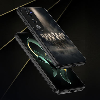 Vivo V40 Pro 5G Running Horses Acrylic Glass Back Case