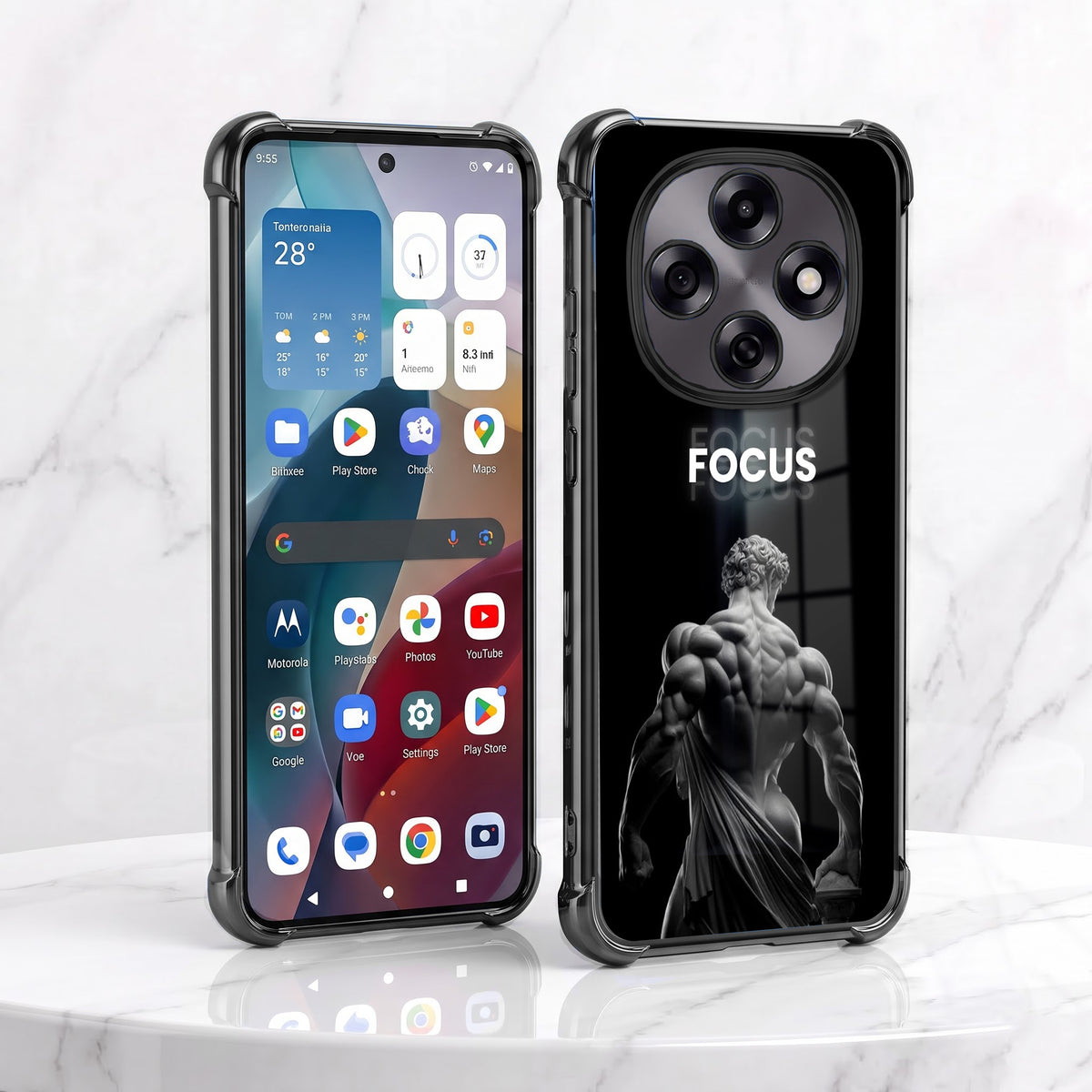 Oppo F31 Pro 5G Focus Airbags Printed Back Case