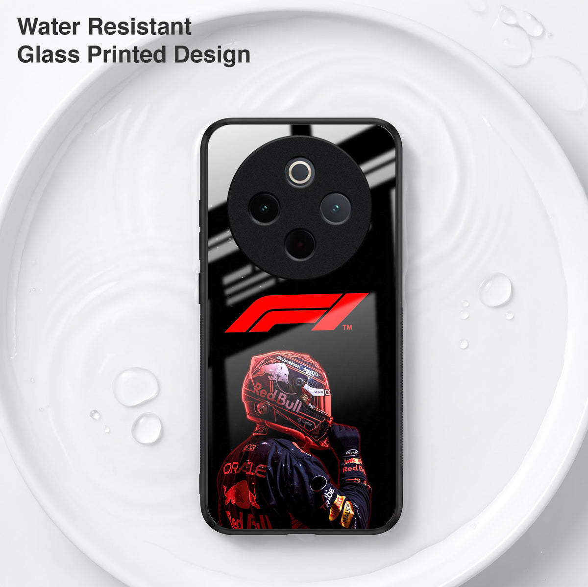 Vivo T4 5G F1 Racing Car Driver Acrylic Glass Back Case