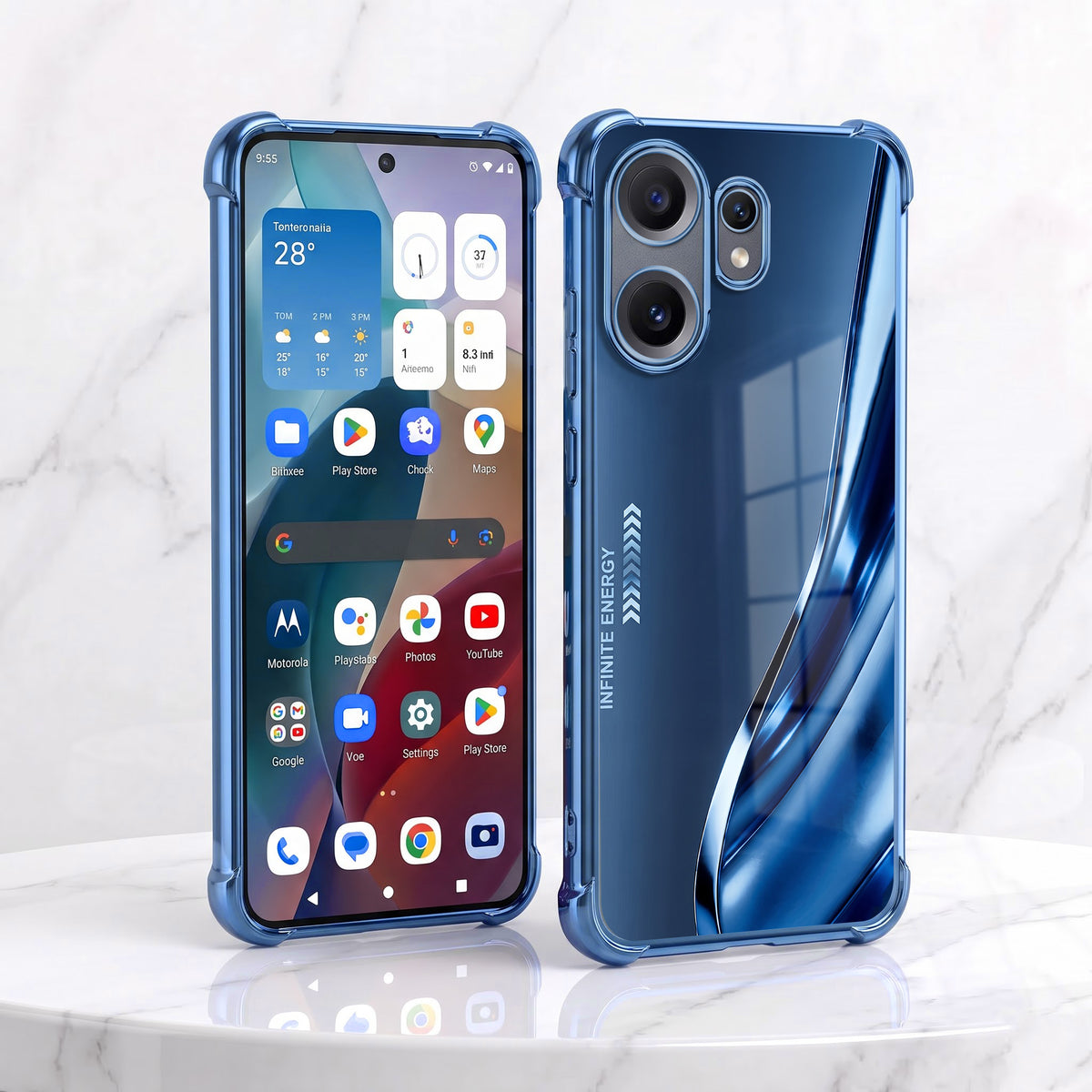 Nothing Phone 2 Pro 5G Premium Infinity Energy Airbags Printed Back Case