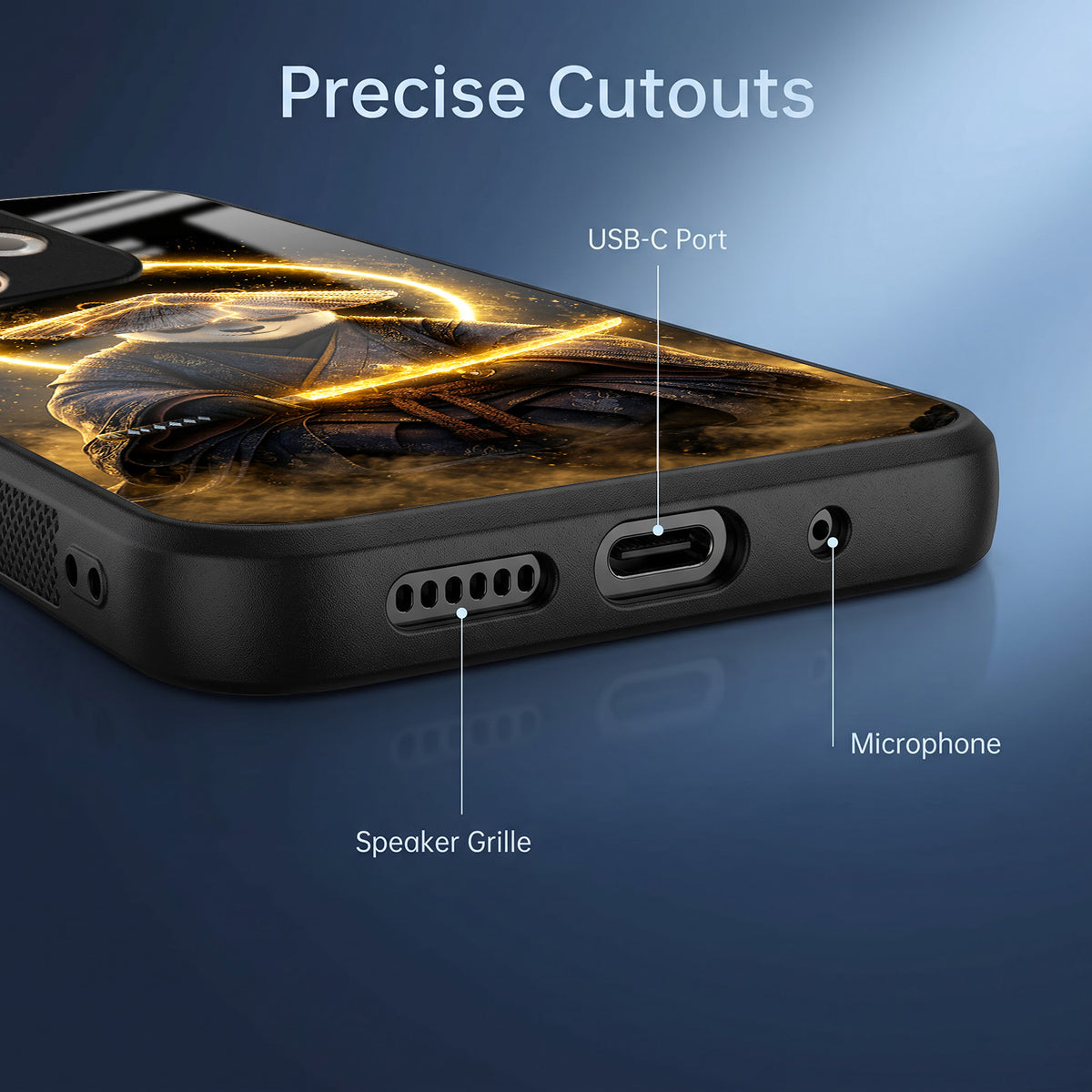 Oppo A5 Pro 5G Warrior Panda Acrylic Glass Back Case