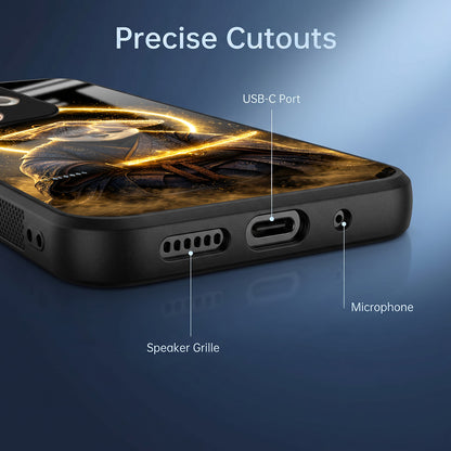 Oppo A5 Pro 5G Warrior Panda Acrylic Glass Back Case