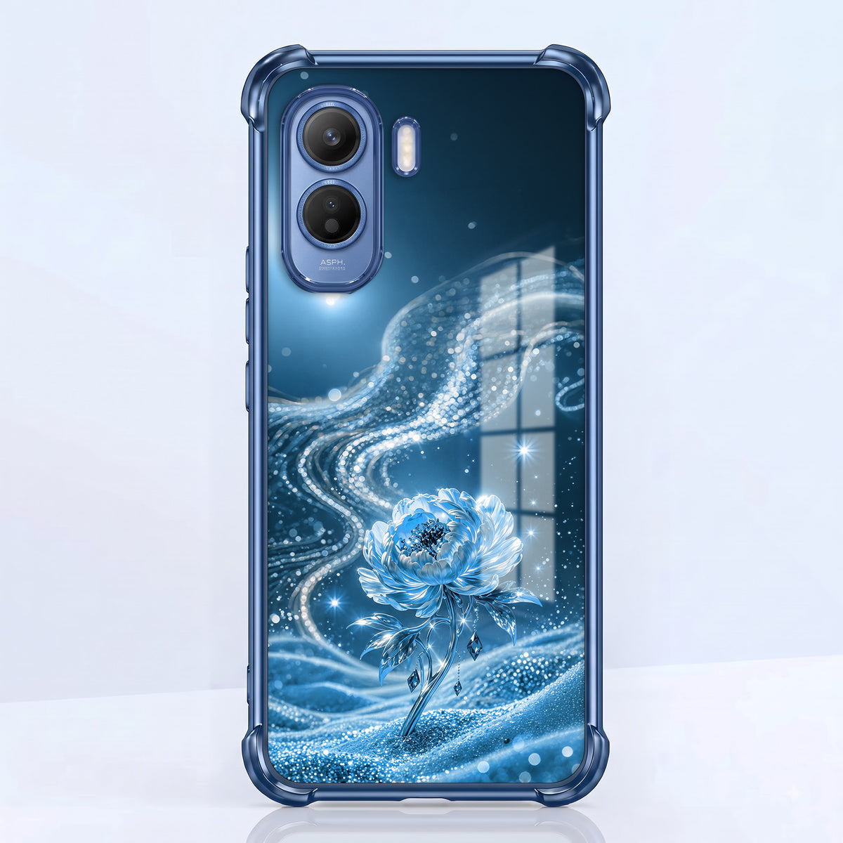 Vivo T5 Pro 5G Blue Rose Airbags Printed Back Case