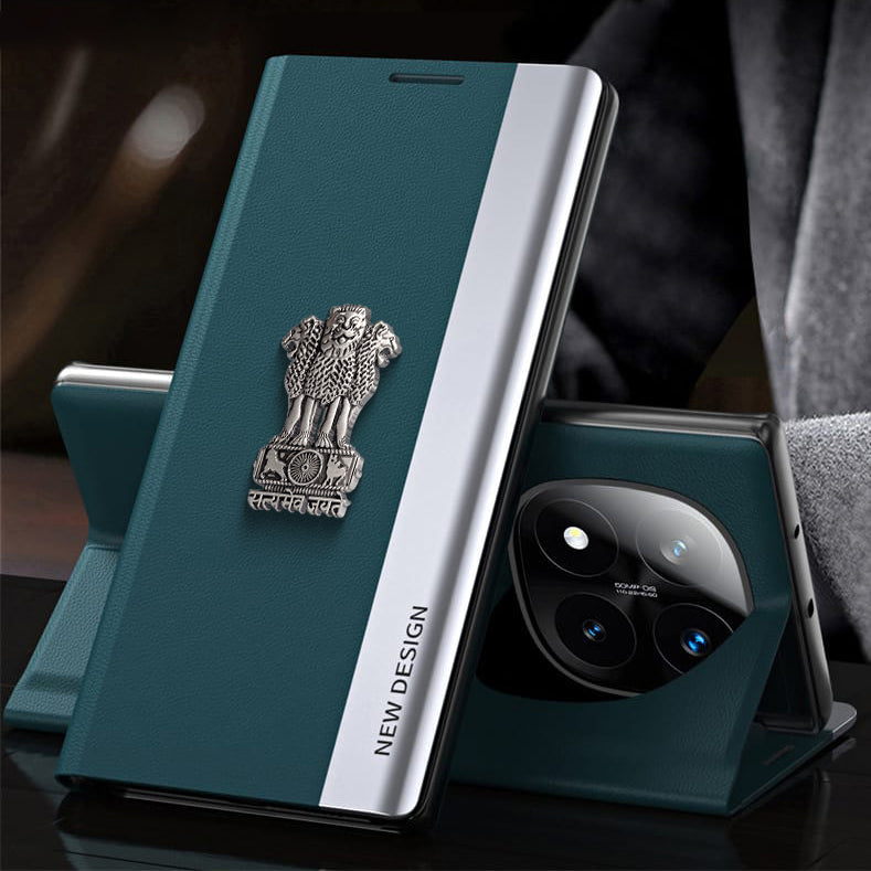 Redmi Note 15 Pro+ 5G Satyamev Jayate Flip Leather Case