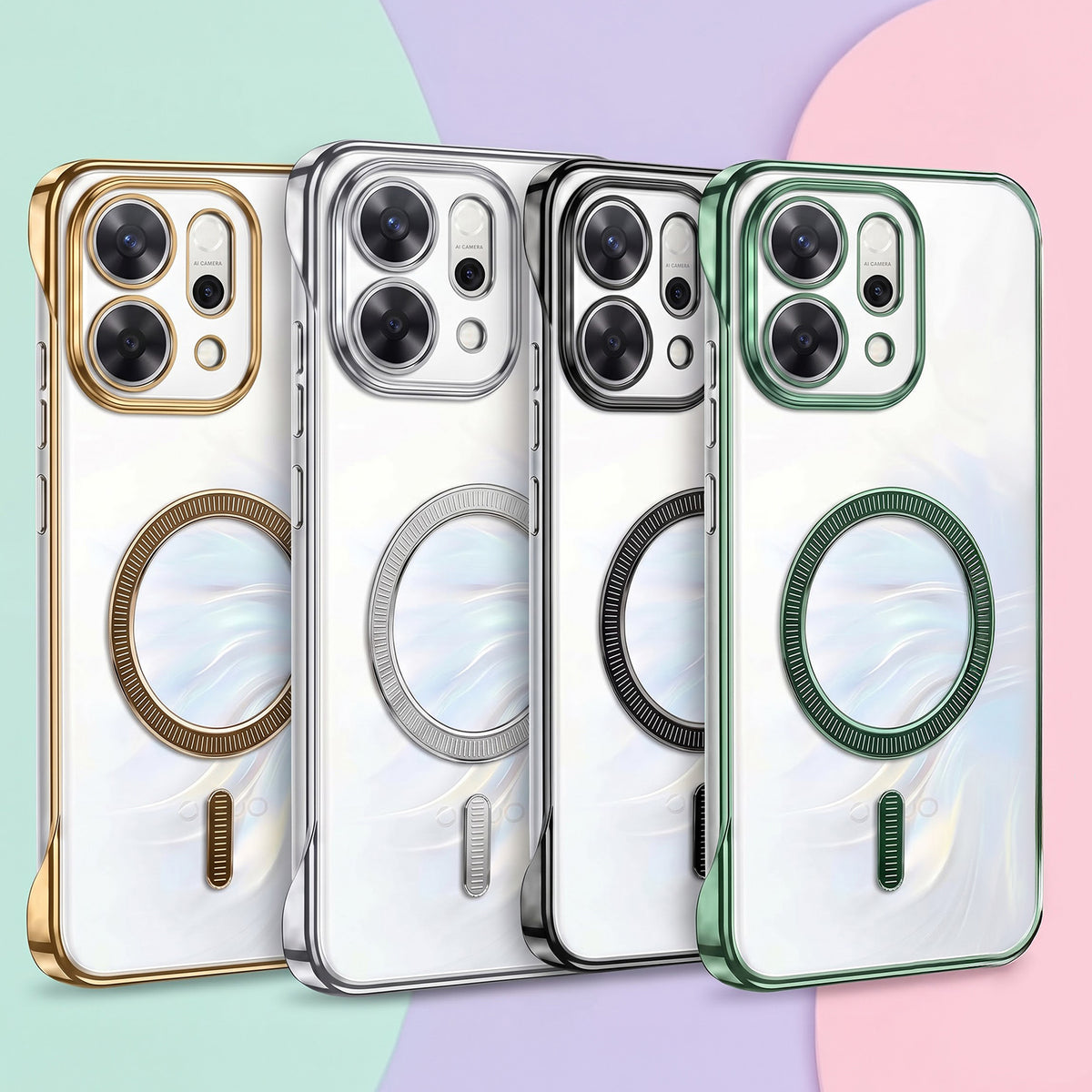 Oppo Reno 14 5G Frameless MagSafe Shockproof Case