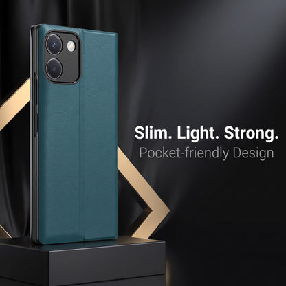 Vivo Y200 Pro 5G Premium Tri-Color Satyamev Jayate Half Window Flip Case