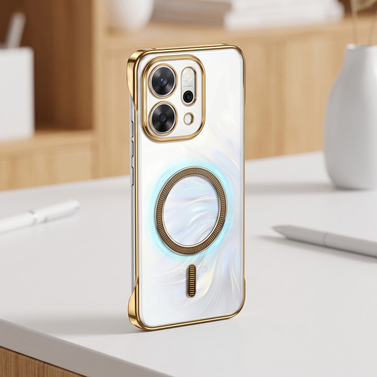 Oppo Reno 14 5G Frameless MagSafe Shockproof Case