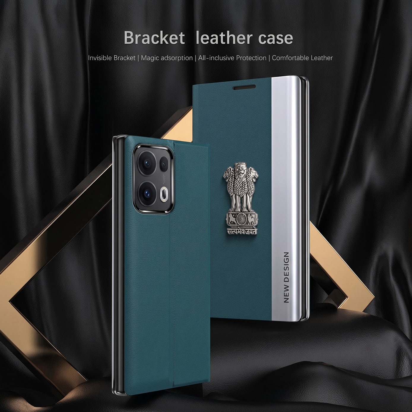 Oppo Reno 13 Pro 5G Satyamev Jayate Flip Leather Case