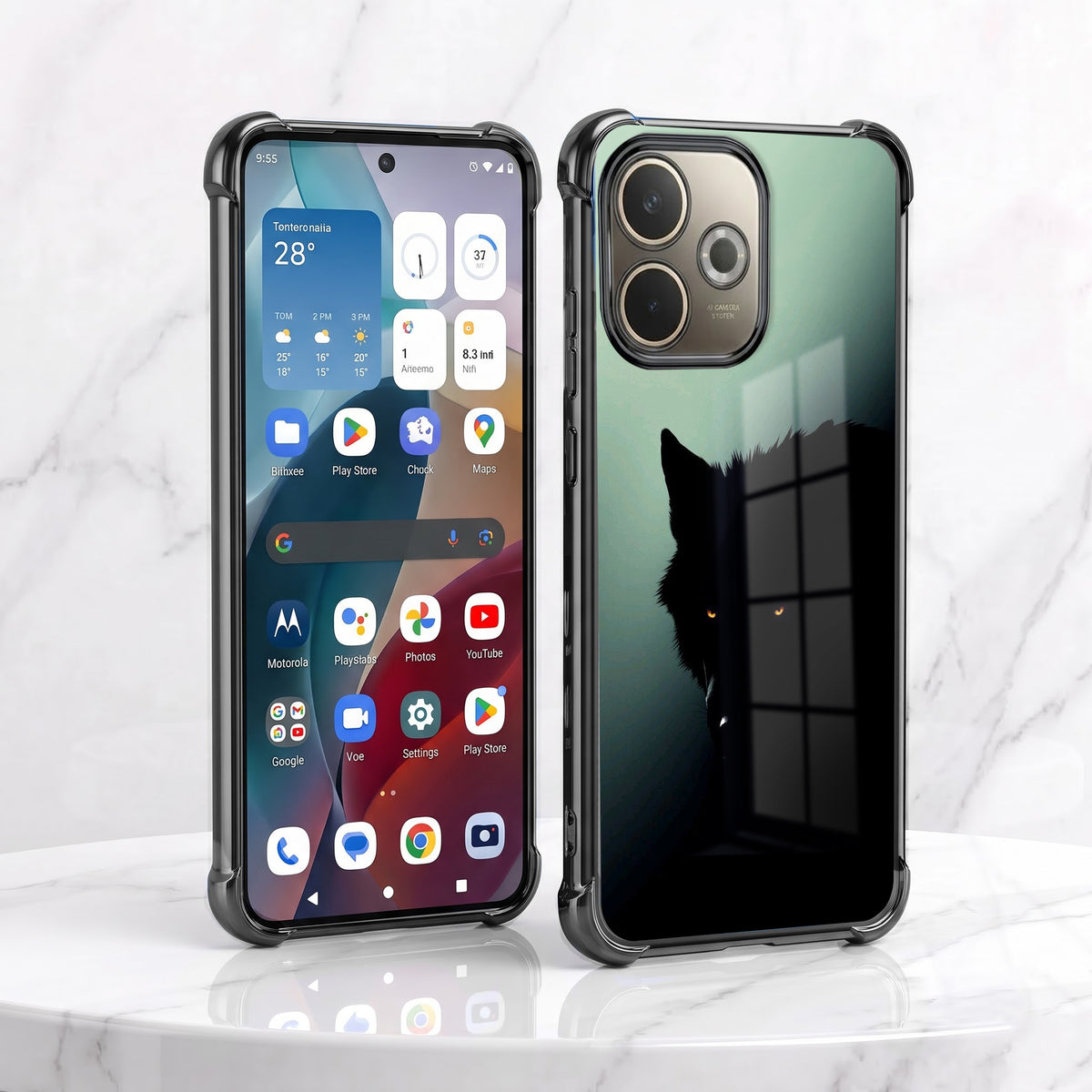 Oppo A5 Pro 5G Shadow Prowler Airbags Printed Back Case