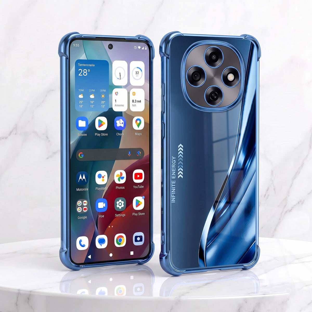 Oppo F31 Pro 5G Premium Infinity Energy Airbags Printed Back Case