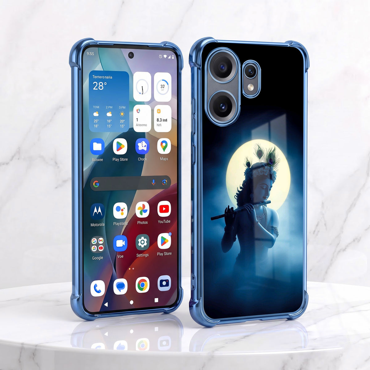 Nothing Phone 2 Pro 5G Midnight Krishna Airbags Printed Back Case