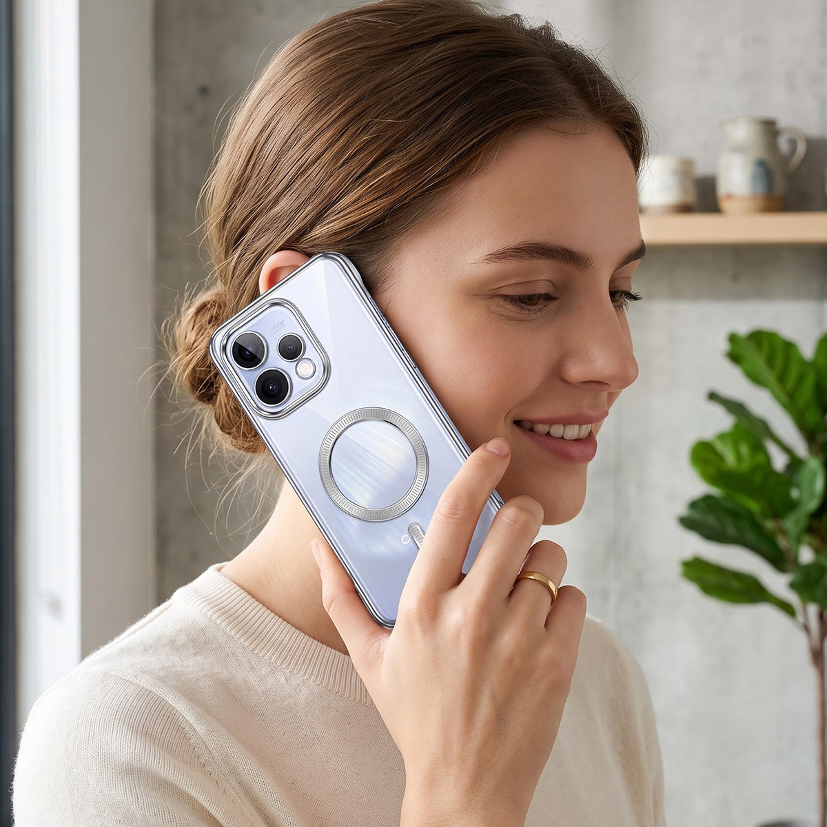 Oppo Reno 15 5G Frameless MagSafe Shockproof Case