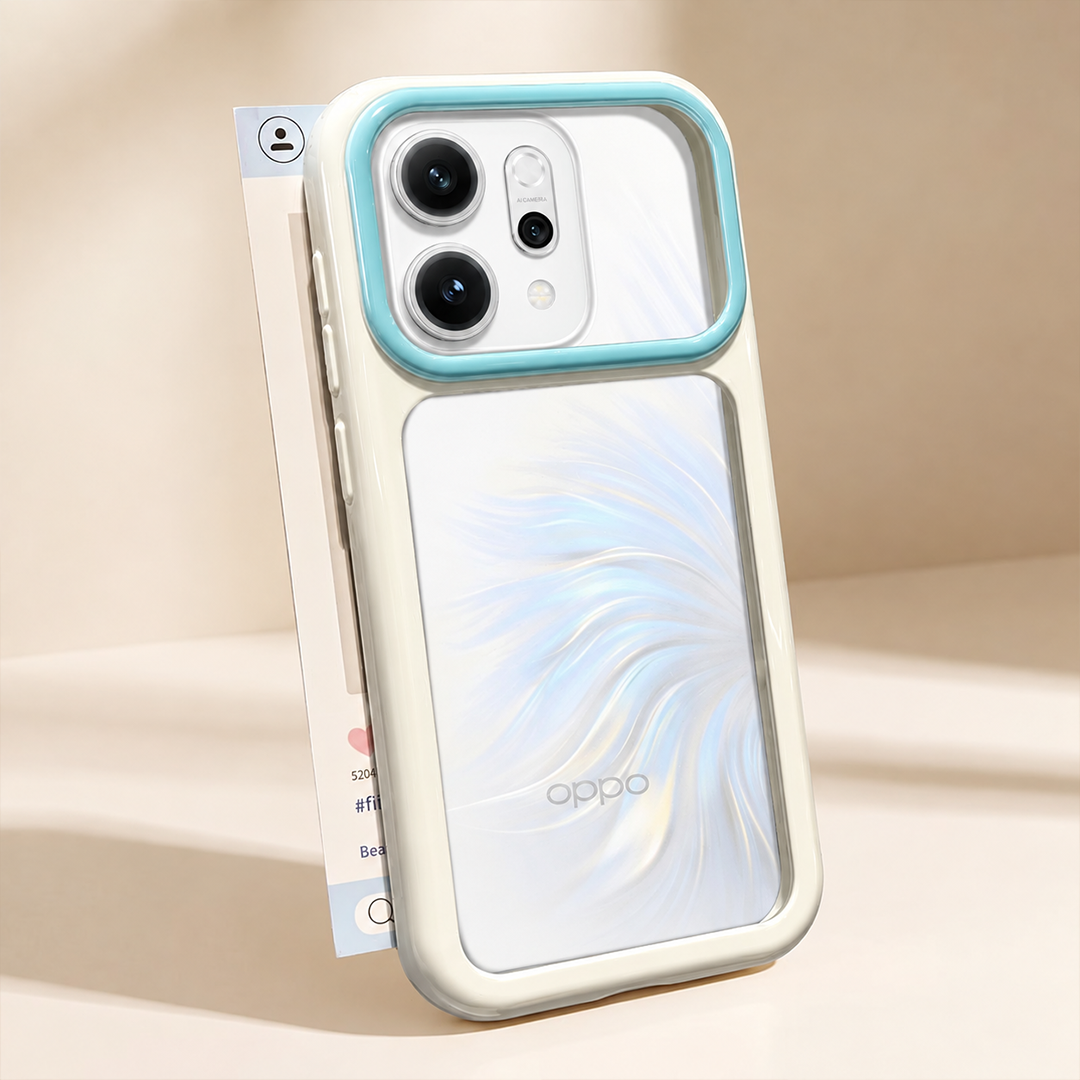 Oppo Reno 14 Pro 5G DIY Photo Frame Shockproof TPU Back Case