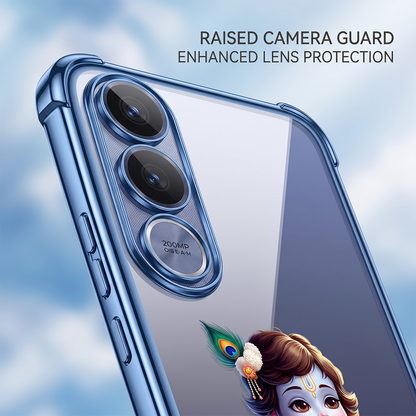 Vivo V70 FE 5G Premium 3D Spot UV Shri Krishna Sticker Shockproof Airbags Case