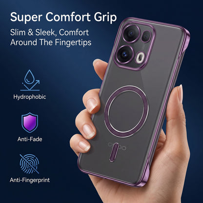 Oppo Reno 13 Pro 5G Frameless MagSafe Shockproof Case